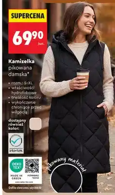 Biedronka Kamizelka pikowana damska Clevé oferta