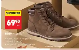 Biedronka Buty męskie Clevé oferta