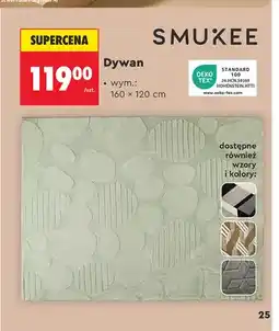 Biedronka Dywan Smukee 160x120 cm oferta