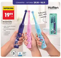 Biedronka Szczoteczka oscylacyjna Hoffen oferta