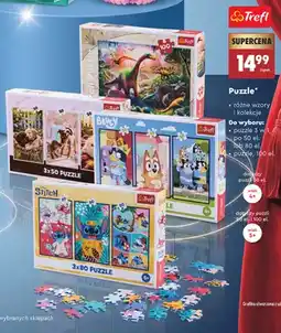 Biedronka Puzzle 3 w 1 po 50 el. Trefl oferta