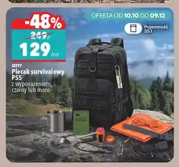 Biedronka Plecak survivalowy PS5 z wyposażeniem Setty oferta