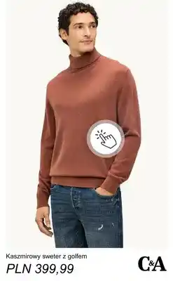 C&A Kaszmirowy sweter z golfem C & A oferta