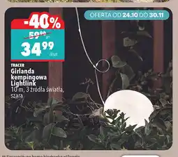Biedronka Girlanda kempingowa Lightlink 10 m Tracer oferta