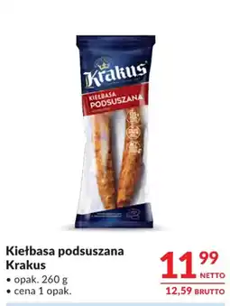 Makro Kiełbasa podsuszana Krakus oferta