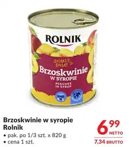 Makro Brzoskwinie w syropie Rolnik oferta
