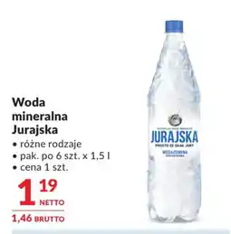 Makro Woda mineralna Jurajska oferta