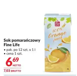 Makro Sok pomarańczowy Fine Life oferta
