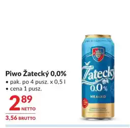 Makro Piwo Żatecky 0,0% oferta