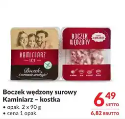 Makro Boczek wędzony surowy Kaminiarz - kostka oferta