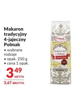 Makaron tradycyjny 4-jajeczny Polmak