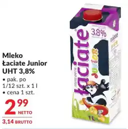 Makro Mleko Łaciate Junior UHT 3,8% oferta