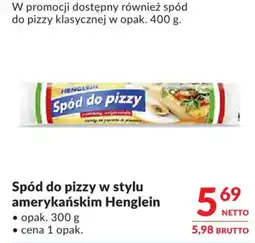 Makro Spód do pizzy w stylu amerykańskim Henglein oferta