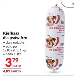 Makro Kiełbasa dla psów Aro oferta