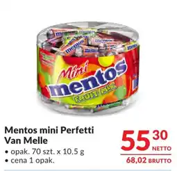 Makro Mentos mini Perfetti Van Melle oferta