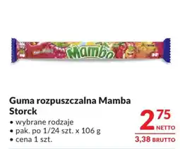 Makro Guma rozpuszczalna Mamba Storck oferta