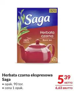 Makro Herbata czarna ekspresowa Saga oferta