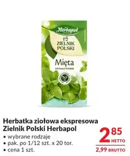 Makro Herbatka ziołowa ekspresowa Zielnik Polski Herbapol oferta