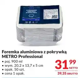 Makro Foremka aluminiowa z pokrywką METRO Professional oferta