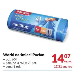 Makro Worki na śmieci Paclan oferta