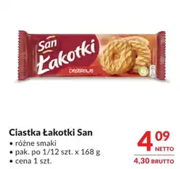 Makro Ciastka Łakotki San oferta