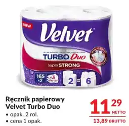 Makro Ręcznik papierowy Velvet Turbo Duo oferta