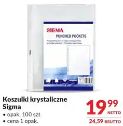 Makro Koszulki krystaliczne Sigma oferta