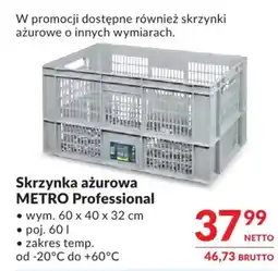 Makro Skrzynka ażurowa METRO Professional oferta