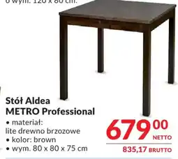 Makro Stół Aldea METRO Professional oferta