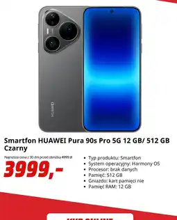 Media Markt Smartfon HUAWEI Pura 90s Pro 5G oferta