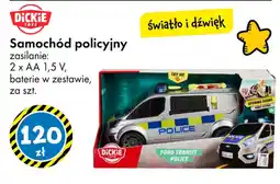 Tedi Samochód policyjny Dickie Toys oferta