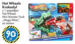 Tedi Hot Wheels Krokokodyl z 1 pojazdem Hot Wheels Mini Monster Truck „Mega-Wrex” oferta