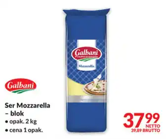 Ser Mozzarella Galbani - blok