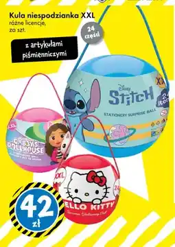 Tedi Kula niespodzianka XXL z artykułami piśmienniczymi oferta