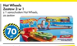 Tedi Zestaw 3 w 1 z 1 samochodem Hot Wheels oferta
