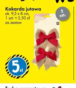 Tedi Kokarda jutowa 9,5x8 cm oferta