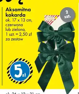 Tedi Aksamitna kokarda 17x13 cm oferta