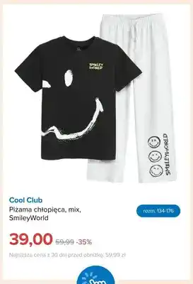Piżama chłopięca mix SmileyWorld Cool Club
