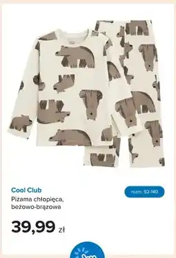 Smyk Piżama chłopięca beżowo-brązowa Cool Club oferta