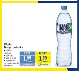 Makro Woda Nałęczowianka oferta