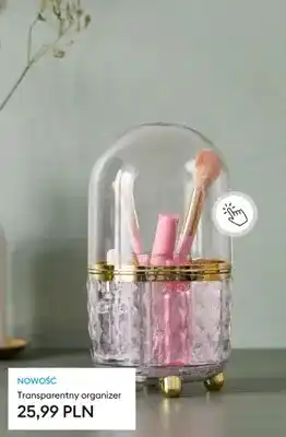 Transparentny organizer