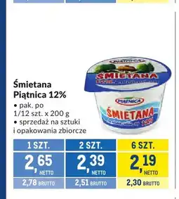 Makro Śmietana Piątnica 12% oferta