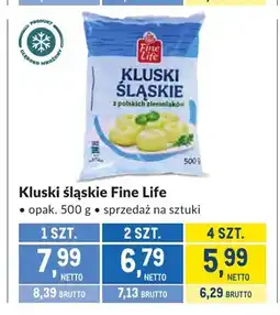 Makro Kluski śląskie Fine Life oferta