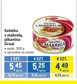 Makro Sałatka z makrelą pikantna Graal oferta