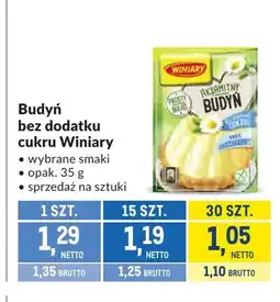 Makro Budyń bez dodatku cukru Winiary oferta