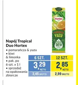 Makro Napój Tropical Duo pomarańcza & yuzu Hortex oferta