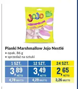 Makro Pianki Marshmallow Jojo Nestlé oferta