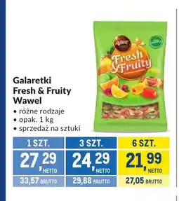 Makro Galaretki Fresh & Fruity Wawel oferta