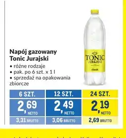 Makro Napój gazowany Tonic Jurajski oferta