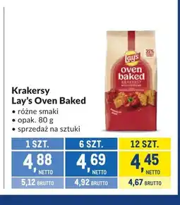 Makro Krakersy Lay's Oven Baked oferta